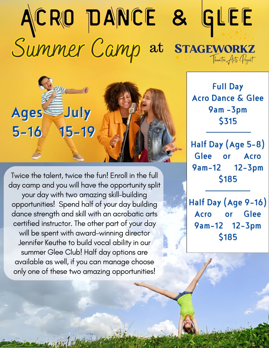 Summer Classes & Camps Stageworkz Theatre Arts Project Ballet, Tap